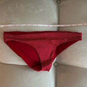 Women's swim bottoms red